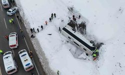 Erzincan'da otobüs kazasında yaralanan şoför hayatını kaybetti...