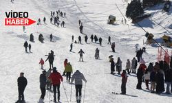 Ergan Dağı'nda yamaç paraşütü ve kayak heyecanı