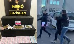 Erzincan'da  esrar maddesi ele geçirildi