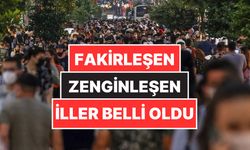 Türkiye'nin en hızlı zenginleşen ve fakirleşen illeri belli oldu...