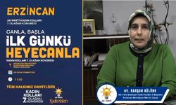 Ak Parti Erzincan Kadın Kolları kongresi yapılıyor