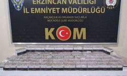 Erzincan Polisi'nden makaron operasyonu...