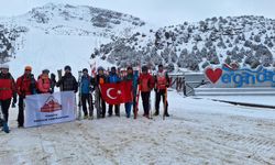 Alman dağcılar Erzincan’da! Ergan Dağı’na hayran kaldılar