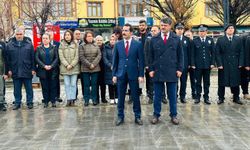 Refahiye'de düzenlenen programda şehitler anıldı...