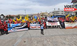 Erzincan’da  İstiklal Marş’sız 1 Mayıs kutlaması