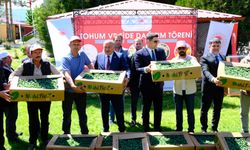 Erzincan'da çiftçiye destek sürüyor...