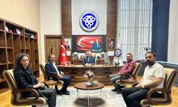 Erzincan basınından Rektör Akın Levent'e ziyaret