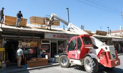 Buğday Meydanı yangınında çalışmalar devam ediyor