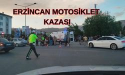 Erzincan’da motosiklet kazası: 1 yaralı