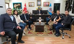 Erzincan basınından Başkan Aksun' a ziyaret