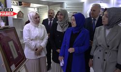 Erzincan'da kursiyerin muhteşem el emekleri sergilendi