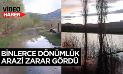Erzincan'da Karasu Nehri Taştı, Ekili Alanlar Zarar Gördü