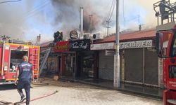 Buğday Meydanı'nda korkutan yangın