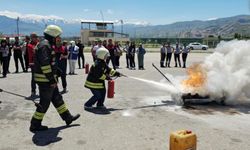 Erzincan'da yangınlara karşı farkındalık yaratılıyor...