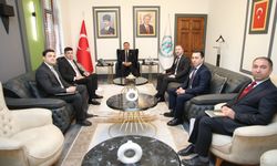 Azerbaycan heyetinden Vali Aydoğdu’ya ziyaret