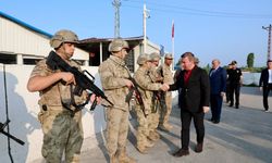 Erzincan il protokolünden güvenlik güçlerine ziyaret