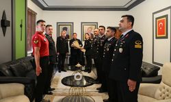Erzincan Jandarması 186. yılında Vali Aydoğdu'yu ziyaret etti...