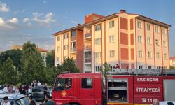 Erzincan’da Kültür Merkezinde çıkan yangın paniğe neden oldu
