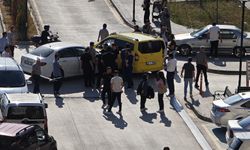 Erzincan'da hastane önünde kaza