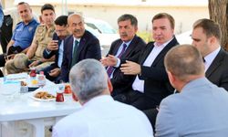 Vali Aydoğdu, Tercan'da halkla bir araya geldi, lokma hayrına katıldı...