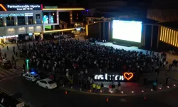 Erzincan’da gözler dev ekranda