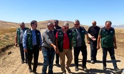 Genel Müdür Yardımcısı Erzincan'daki arazi toplulaştırma çalışmalarını inceledi...