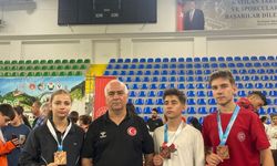 Erzincanlı sporcular şampiyonadan üç madalya kazandı