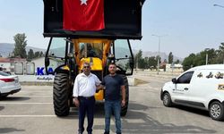 Kargın’a iş makinesi hibe edildi