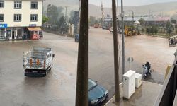 Erzincan'ın ilçesinde özlenen yağış etkili oldu...
