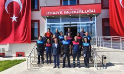 Erzincan’da emniyet teşkilatı, itfaiye haftasını unutmadı