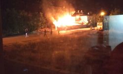 Erzincan’da vatandaşların duyarlılığı yangını önledi