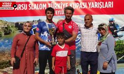 Erzincanlı sporcu madalya ve kupa aldı
