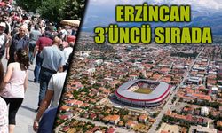 TÜİK’e göre Erzincan 3’üncü sırada