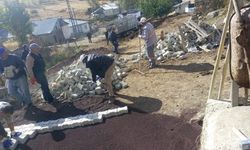 Kış öncesinde Erzincan'ın köylerinde çalışmalar hızlandı...