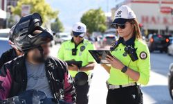 Erzincan’da sıkı takip: 4 motosiklet trafikten men edildi