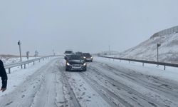 Erzincan'da Kızıldağ beyaza büründü