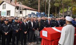 Hastanede vefat eden Polis, Üzümlü'de gözyaşlarıyla toprağa verildi..