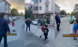 Vali  Aydoğdu’dan sokakta sürpriz paslaşma