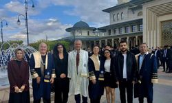EBYÜ Yönetimi Cumhurbaşkanı Erdoğan'ın da katıldığı törende...