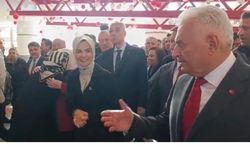 Erzincan’da bakanlara coşkulu karşılama