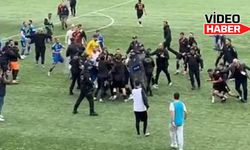 Bölgesel ligde futbol sahası ringe döndü