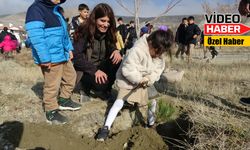 Erzincan’da minik ellerden yeşil vatana destek