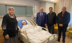 Milletvekili Karaman’dan kritik ameliyat sonrası Çetinkaya Ailesine moral desteği