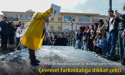 Erzincanlı Dekan Kavukçu'dan, Bayburt'ta "Arınma" performansı...