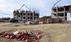 TOKİ Konutlarında çalışmalar hız kesmiyor...