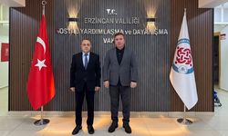 Erzincan Valisi Aydoğdu’dan SYDV’ye moral ziyareti