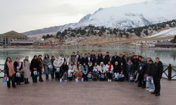 Doğu Ekspresi Erzincan’da, Yolcular Ergan Dağı’nda..