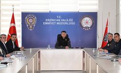 Erzincan emniyetinde  yeni yıl güvenlik zirvesi