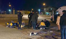 Erzincan’da akşam saatlerinde korkutan kaza