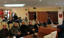 Üzümlü'de son toplantı yapıldı...